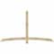 Ekena Millwork Bellingham Rough Sawn Timber Gable Bracket, Douglas Fir, 84"W x 49"H x 2"D x 4"F, 14/12 Pitch GBW084X49X0204BEL00RDF - alternate 1